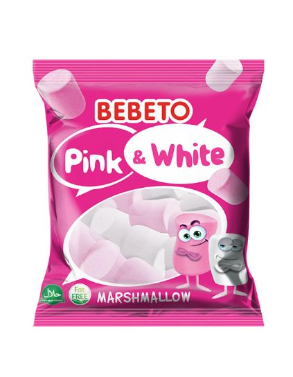 Bebeto Marshmallow 60g Pink White Box Of 12 Kelchi Shopping By Beiruting Com