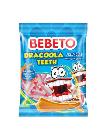 Bebeto Jelly Gum 80g Dracoola Teeth Box Of 12 Kelchi Shopping By Beiruting Com