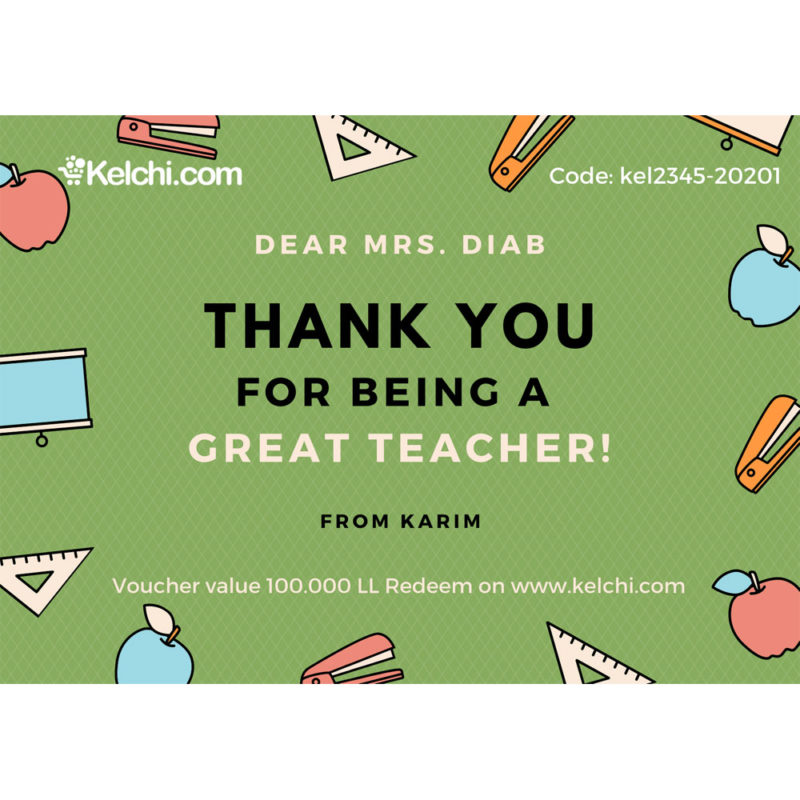 teachers-day-gift-card-kelchi-lebanon-shopping-buy-online
