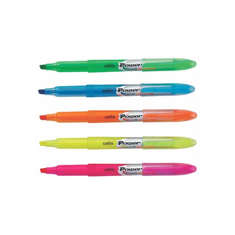 Cello Pack of 5 Assorted Multicolor Highlighters Lebanon