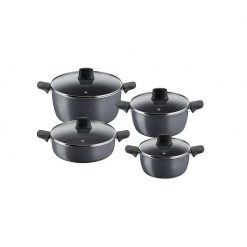 Tefal Dark Stone Cookware Set 9 Piece