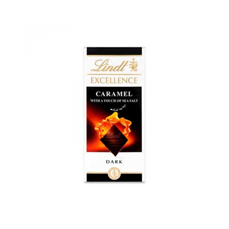 Lindt Excellence Dark Caramel & Sea Salt Bar 100g Lebanon