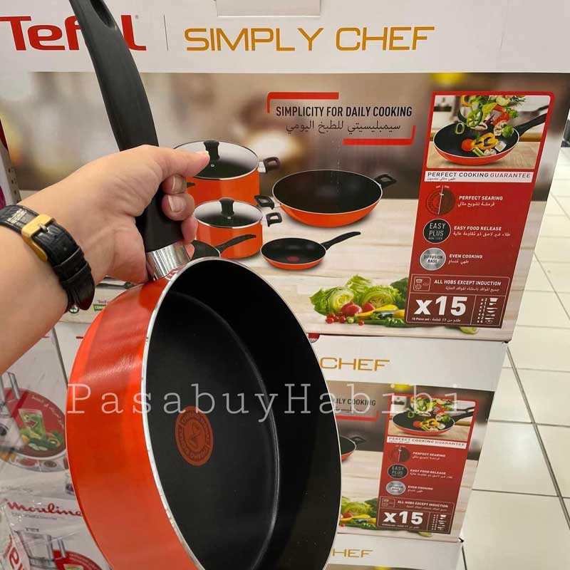 Batterie de cuisine tefal-10pcs-simply chef-b 092SA85 –