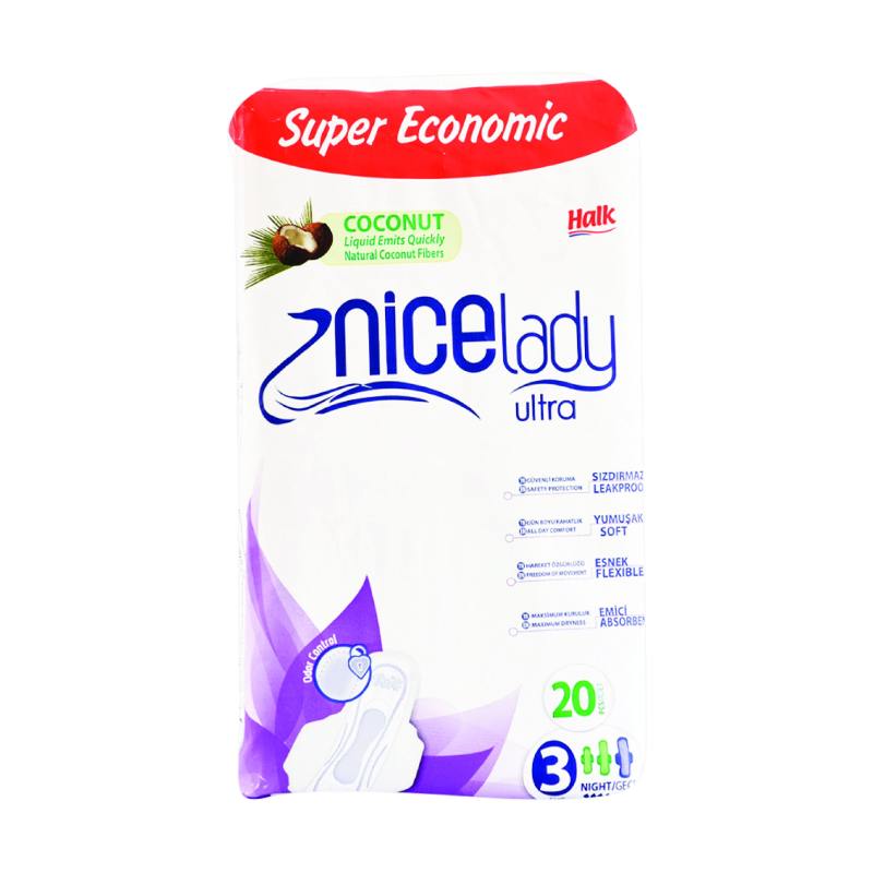 Nice Lady Ultra Hygiene pads Night *20 –  Lebanon Shopping Buy  Online