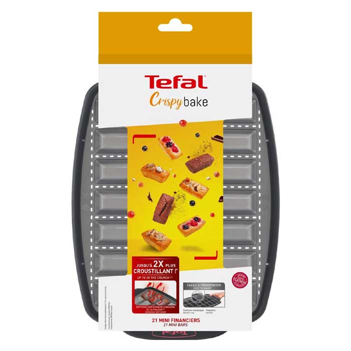 Stock Bureau - TEFAL Moule CrispyBake 100% Silicone Plaque à Macarons 53  x31 cm Noir