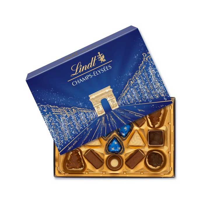 chocolate lindt 44pcs champs-elysees edition etoilee