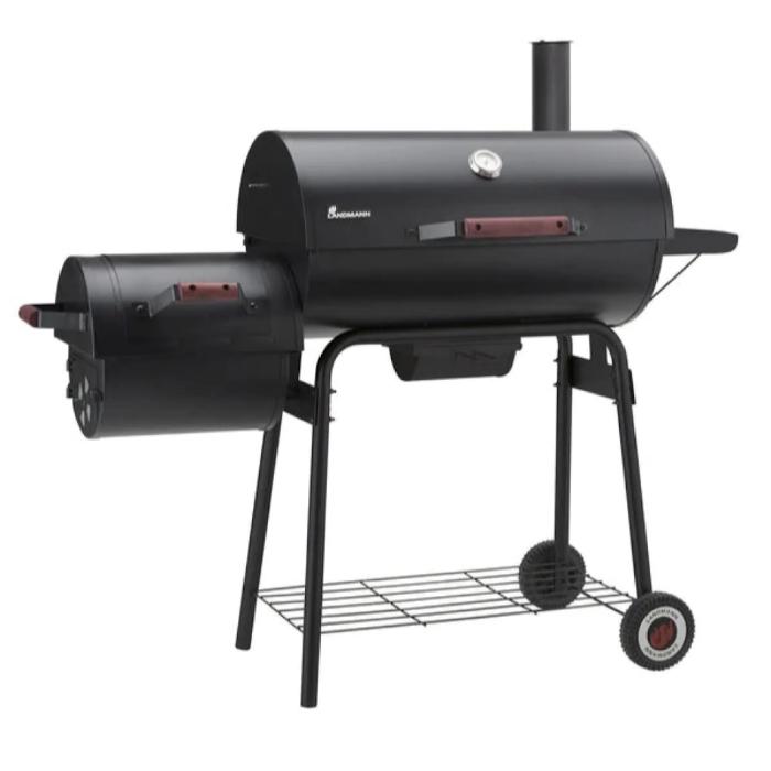 LANDMANN Charcoal BBQ with Smoker Enamelled Grill Grill Surface 67 35CM Smoker Rack 32 31CM Kelchi Lebanon Shopping Buy Online