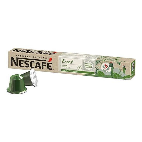 Nescafe Farmers Origins Brazil Lungo – 10 Capsules – Approved for