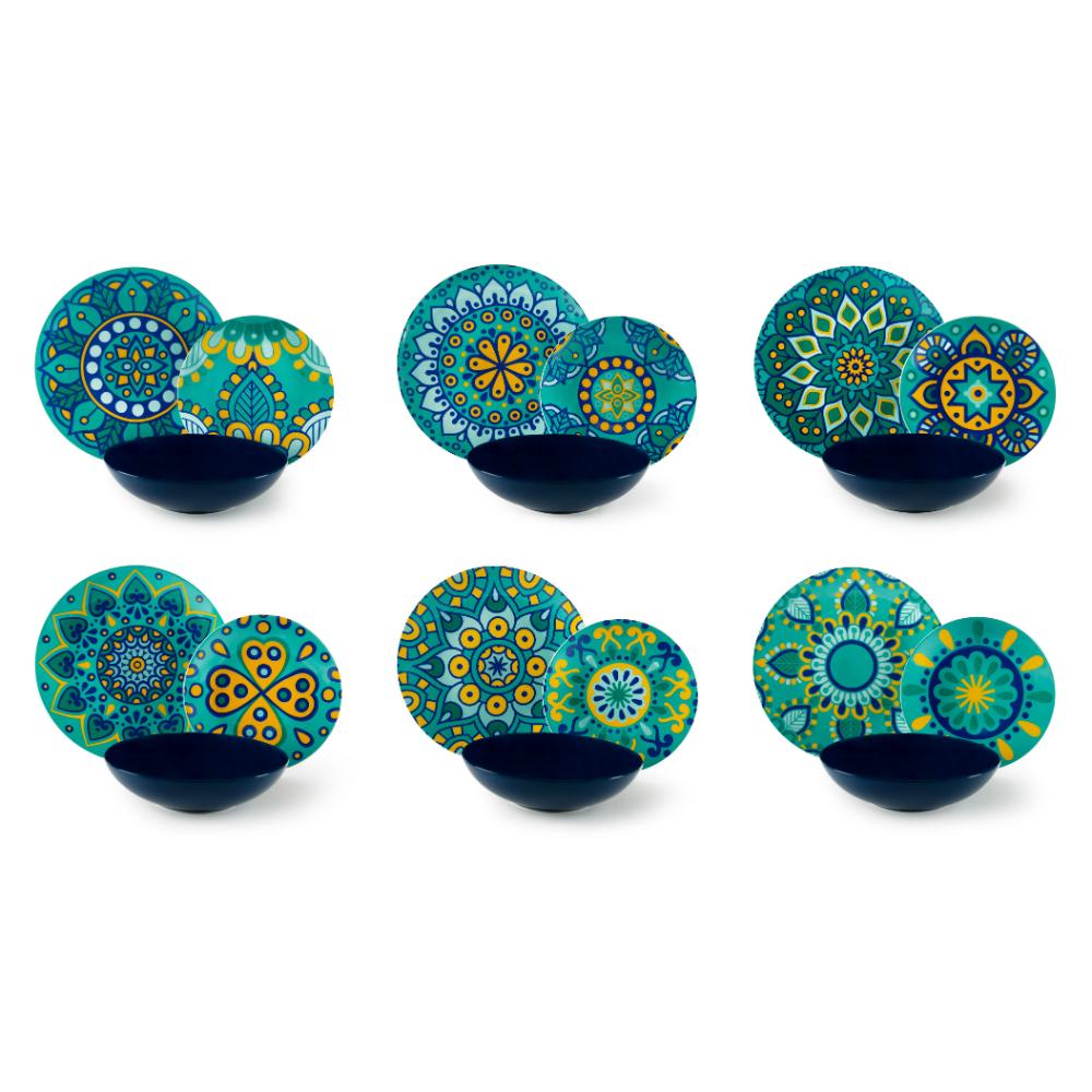 Mandala Mediterraneo Dinner Set 18 Pieces