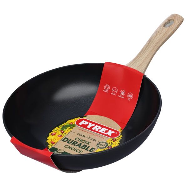 Wok Pyrex Non Stick Frying Pan Pyrex Vision Corning 6